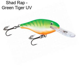 Shad Rap - Green Tiger UV