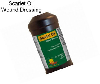 Scarlet Oil Wound Dressing