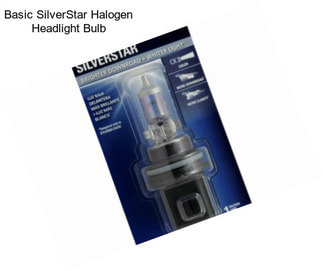 Basic SilverStar Halogen Headlight Bulb