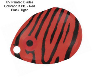 UV Painted Blades Colorado 3 Pk. - Red Black Tiger
