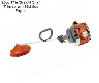 28cc 17 in Straight Shaft Trimmer w/ 129Ll Gas Engine