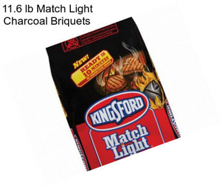 11.6 lb Match Light Charcoal Briquets