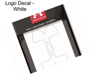 Logo Decal - White