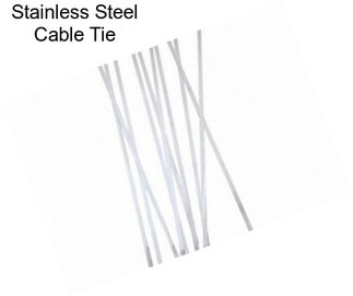 Stainless Steel Cable Tie