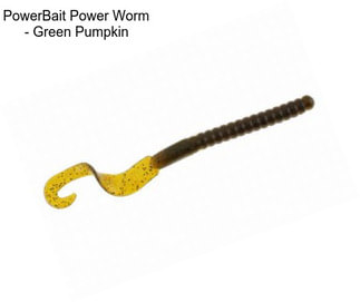 PowerBait Power Worm - Green Pumpkin