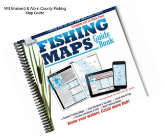 MN Brainerd & Aitkin County Fishing Map Guide