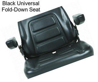 Black Universal Fold-Down Seat