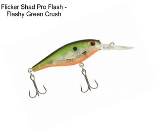 Flicker Shad Pro Flash - Flashy Green Crush