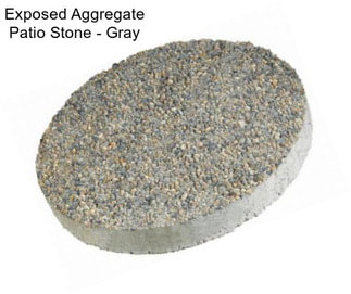 Exposed Aggregate Patio Stone - Gray