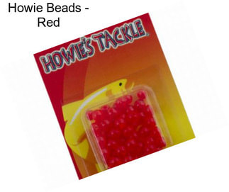 Howie Beads - Red