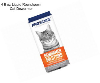 4 fl oz Liquid Roundworm Cat Dewormer