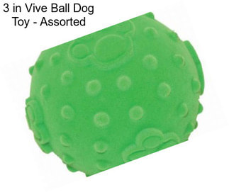 3 in Vive Ball Dog Toy - Assorted