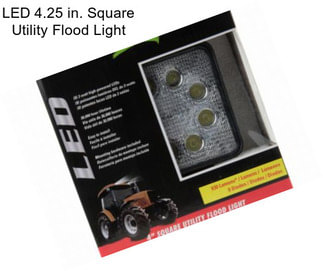 LED 4.25 in. Square Utility Flood Light