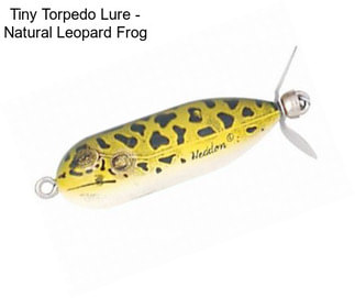 Tiny Torpedo Lure - Natural Leopard Frog