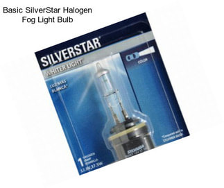 Basic SilverStar Halogen Fog Light Bulb