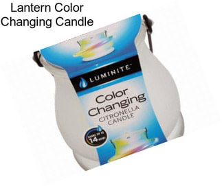 Lantern Color Changing Candle
