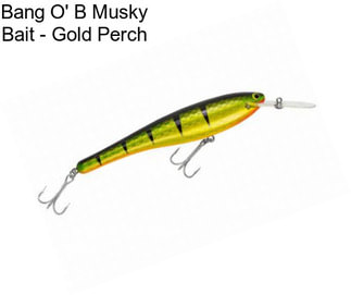 Bang O\' B Musky Bait - Gold Perch