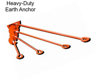 Heavy-Duty Earth Anchor