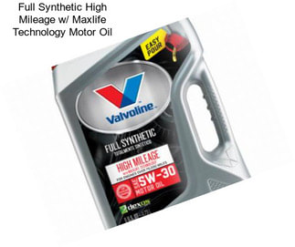 Full Synthetic High Mileage w/ Maxlife Technology Motor Oil