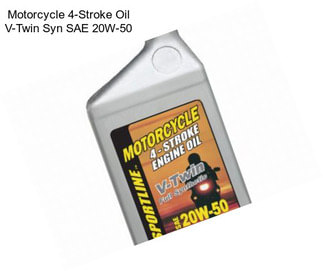 Motorcycle 4-Stroke Oil V-Twin Syn SAE 20W-50