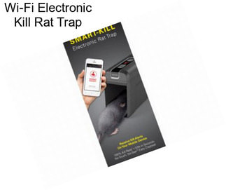 Wi-Fi Electronic Kill Rat Trap
