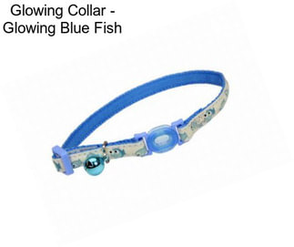 Glowing Collar - Glowing Blue Fish