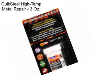 QuikSteel High-Temp Metal Repair - 3 Oz.