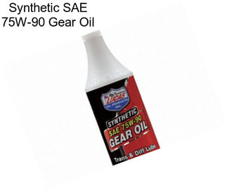 Synthetic SAE 75W-90 Gear Oil