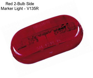 Red 2-Bulb Side Marker Light - V135R