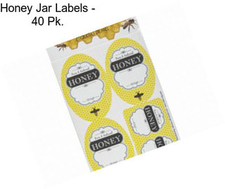 Honey Jar Labels - 40 Pk.