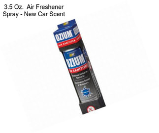 3.5 Oz.  Air Freshener Spray - New Car Scent