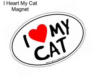 I Heart My Cat Magnet