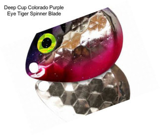 Deep Cup Colorado Purple Eye Tiger Spinner Blade