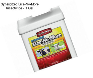 Synergized Lice-No-More Insecticide - 1 Gal