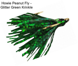 Howie Peanut Fly - Glitter Green Krinkle