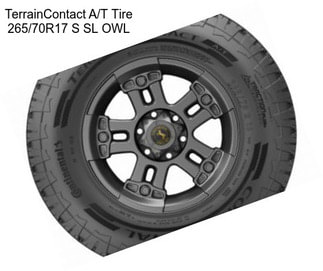 TerrainContact A/T Tire 265/70R17 S SL OWL