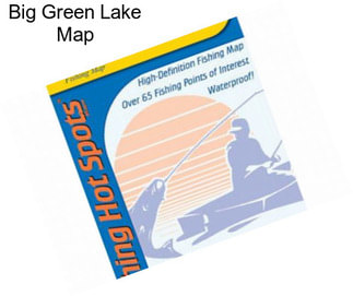 Big Green Lake Map