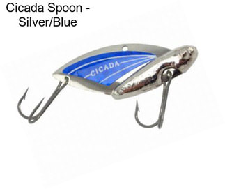 Cicada Spoon - Silver/Blue