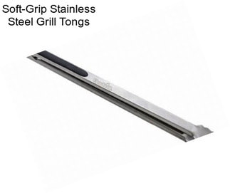 Soft-Grip Stainless Steel Grill Tongs