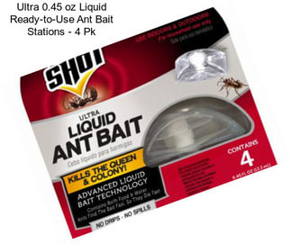 Ultra 0.45 oz Liquid Ready-to-Use Ant Bait Stations - 4 Pk