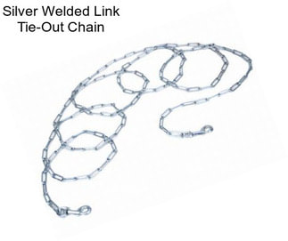 Silver Welded Link Tie-Out Chain