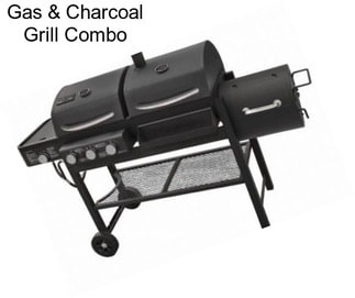 Gas & Charcoal Grill Combo
