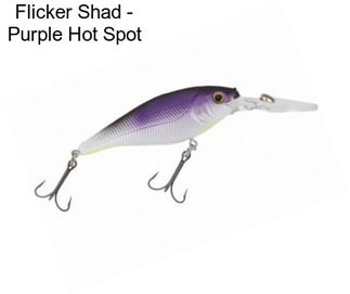 Flicker Shad - Purple Hot Spot