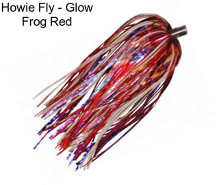 Howie Fly - Glow Frog Red