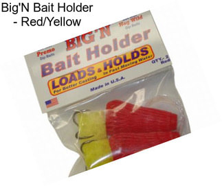 Big\'N Bait Holder - Red/Yellow