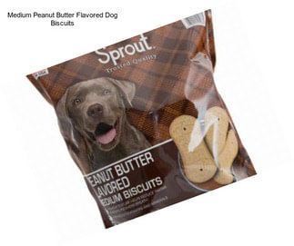 Medium Peanut Butter Flavored Dog Biscuits