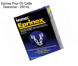 Eprinex Pour-On Cattle Dewormer - 250 mL