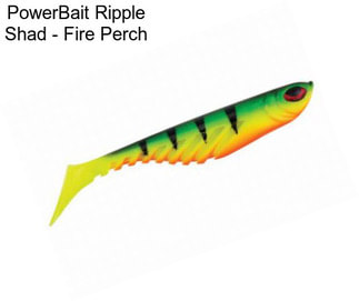 PowerBait Ripple Shad - Fire Perch