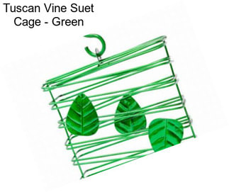 Tuscan Vine Suet Cage - Green