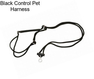 Black Control Pet Harness